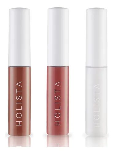 Holista Skincare Makeup Trío (bronzer Rubor Iluminador) Tono del maquillaje Nude Pink – Sun Kissed – Gold