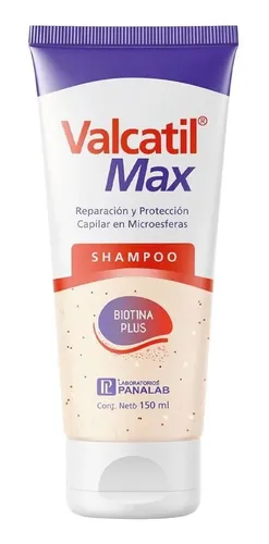 Valcatil MAX Shampoo Anticaída + 60 Cápsulas Salud Capilar y Uñas