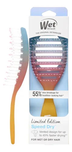 Cepillo Para Cabello Wet Brush Speed Dry Electric Sky Pink