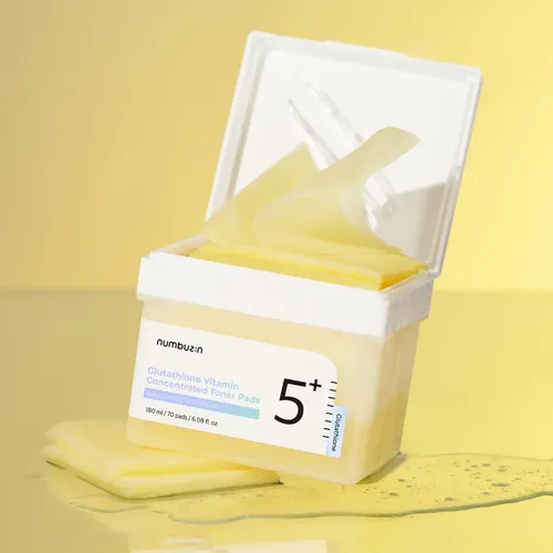 Numbuzin Glutathione Vitamin Concentrated Toner Pads 180ml