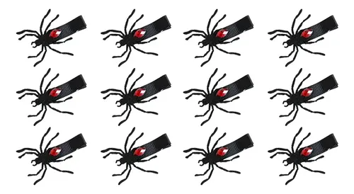 Pinza De Pelo Gótica Con Forma De Araña Negra For Niña, Con