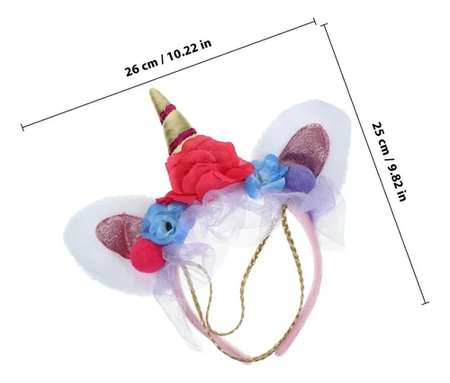 Diadema Con Forma De Unicornio, Cierre De Pelo Con Forma De