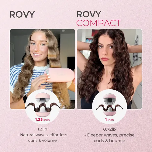 Tenaza De Pelo Tymo Rovy 3 Barriles Rosa Rosa Claro
