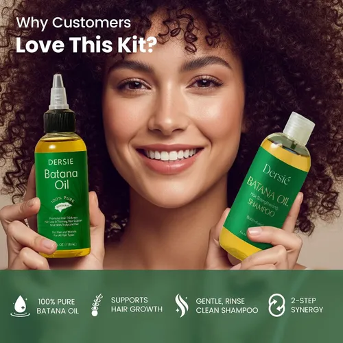 Kit Cuidado Capilar Dersie Aceite Batana Y Shampoo 118ml