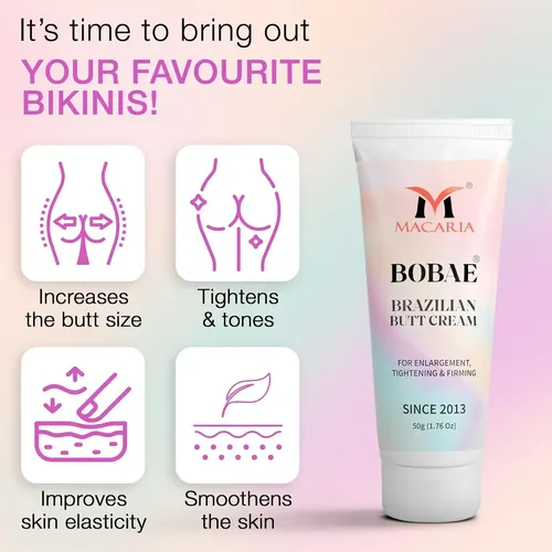 Crema Reafirmante Para Glúteos Bobae 50g