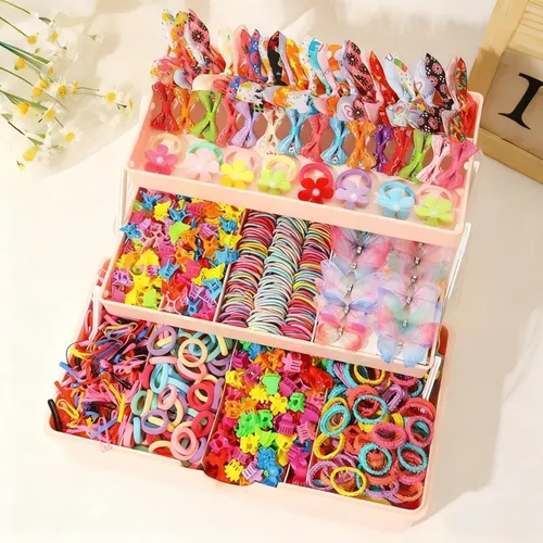 Juego De Pinzas Para El Cabello, Cintas, Corbatas, Accesorio