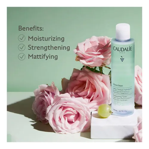 Tónico Hidratante Caudalie Vinoclean Con Agua De Rosas – 3,3