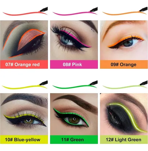 Liner Líquido 12 Colores Mate Lokfar A