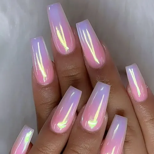 Uñas Postizas Press On Pegatinas Ballerinas Tips Colores 7
