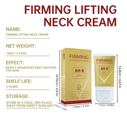 Crema Reafirmante Para Cuello Ah-8 100 G
