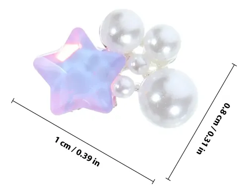 30 Unidades De Amuletos Para Uñas, Decoración De Uñas, Perla