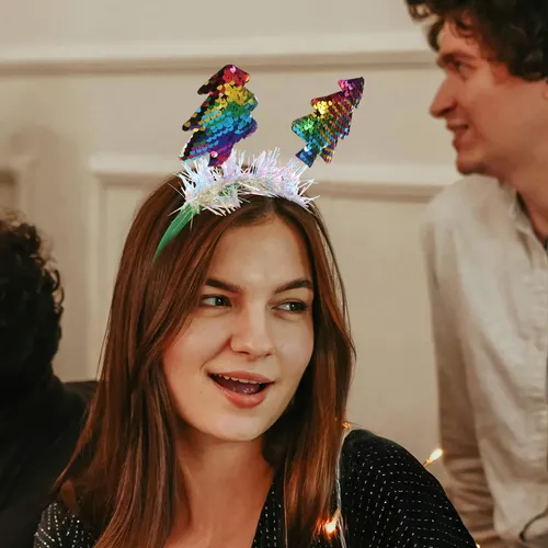 Diadema Navideña Para Sujetar El Pelo, Año Nuevo