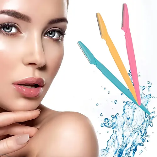 Perfilador Cejas X3 Tineke Navaja Quita Vello Facial Depilador Blister 3 Unidades