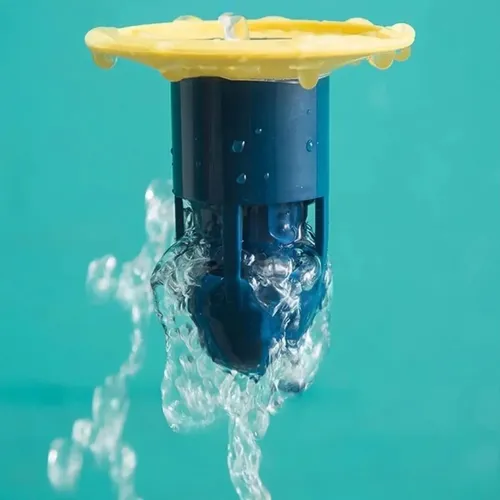 Trampa Para Desagüe De Baño Con Filtro Antipelusa X3