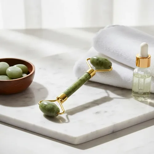 Masajeador Facial Corporal Rodillo Masajeador Piedra Jade