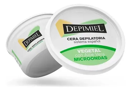 Cera Depilatoria Microondas Vegetal Aloe Vera Depimiel 200 G