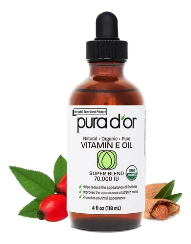 Pura D’or Aceite Vitamina E Organico 70.000 Ui 118ml