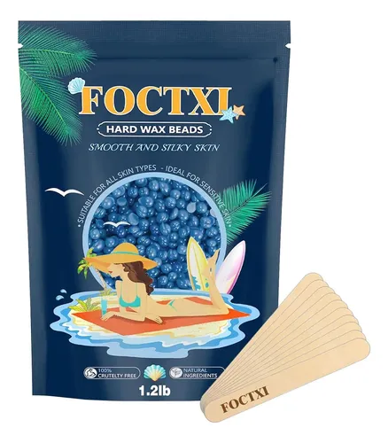 Depilación Foctxi: Cera Dura En Gránulos 1.2 Lb + 10