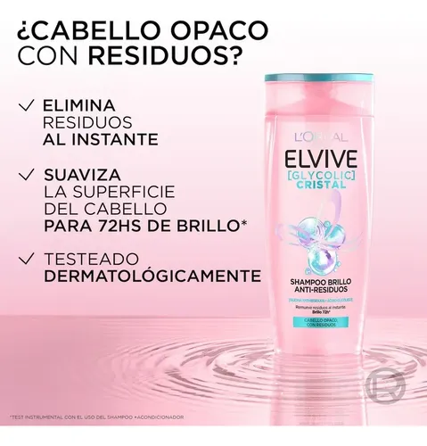 Shampoo Elvive Glycolic Cristal 750ml