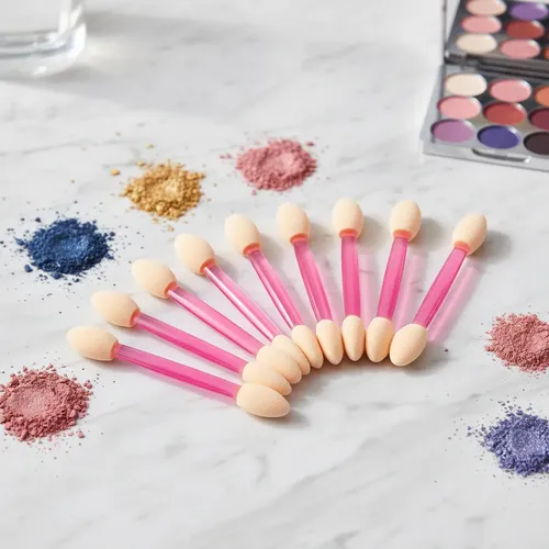Aplicador De Maquillaje X 12 Unidades Sombra Ojos