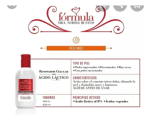 Norma Bustos Renovador Celular Con Acido Lactico X 100ml