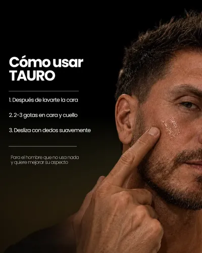Serum Masculino Tauro Lineas Ojeras Arrugas Antiedad Hombre
