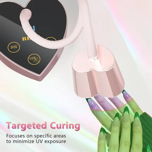 Lámpara Uv Led Portátil Recargable Para Uñas Con Sensor