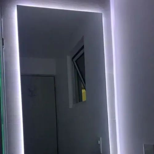 Espejo Baño Decorativo Rectangular Moderno Luz Led 50×60 Cm