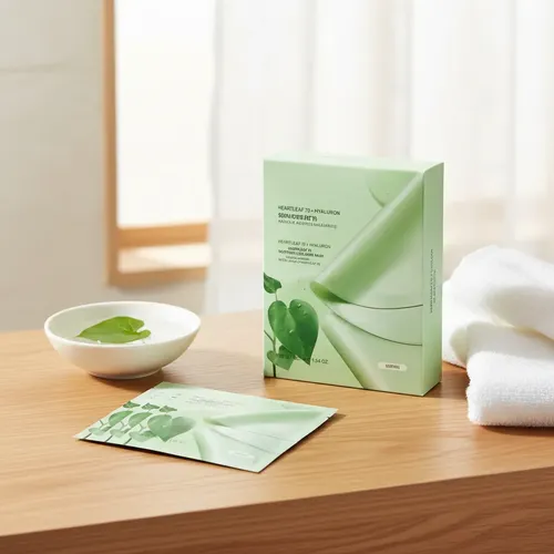 Mascarilla Facial Heartleaf 70% Con Ácido Hialurónico 38 Ml