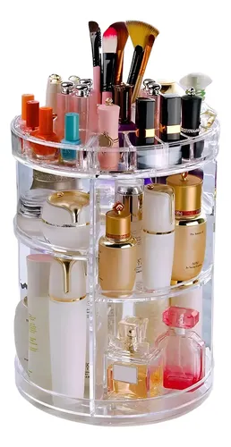 Organizador Acrílico Giratorio Maquillaje Multiuso Baño