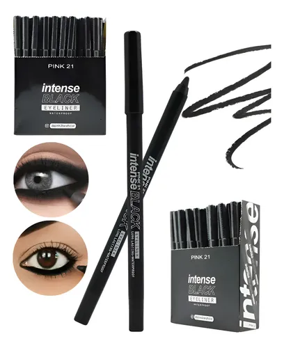 Lápiz Delineador Ultra Soft Pink 21 Intense Black Smokey