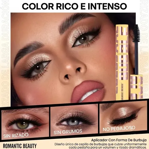 Rímel Máscara De Pestañas Waterproof Alargadora