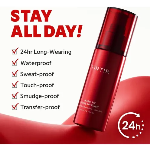 Fijador De Maquillaje Tirtir Mask Fit 80ml Spray De 24h De