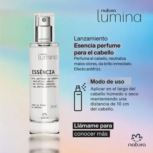Perfume Para El Cabello Lumina Natura 30ml