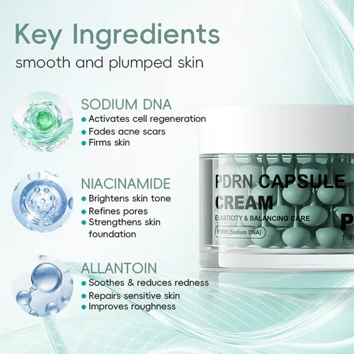 Crema Cápsulas Para Rostro, Suaviza Cicatrices De Acné Y