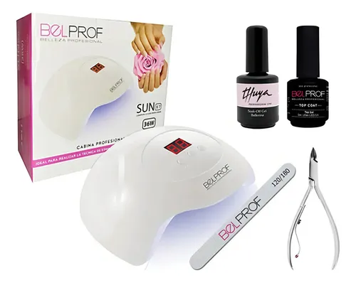 Cabina UV LED Belprof X7 36W Manicura Semipermanente + Alicate