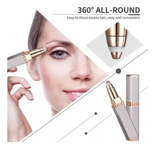 Depilador Facial Vello Corporal Recargable Usb 2 En 1 Mujer