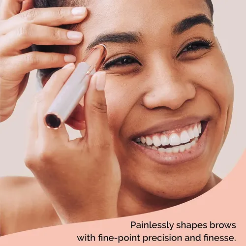 Depiladora Eléctrica Cejas Led Painless Compacta Mujer