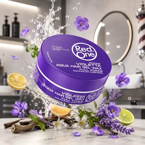 Red One Pomada Cabello Barberia Violeta Hair Gel Wax 150ml