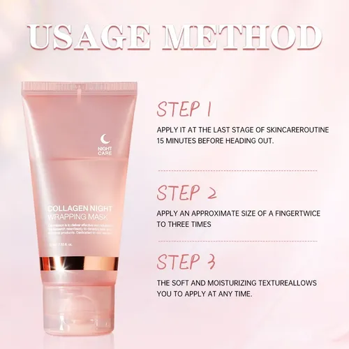 Máscara Facial Nocturna Colágeno 75 Ml Todo Tipo De Piel