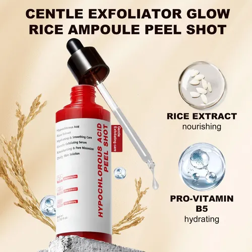 Gentle Exfoliating Serum With Hypochlorous Acid & Rice