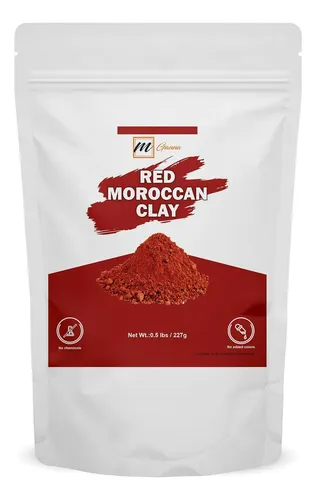 Polvo De Arcilla Roja Marroquí 8 Oz Archie Enterprise