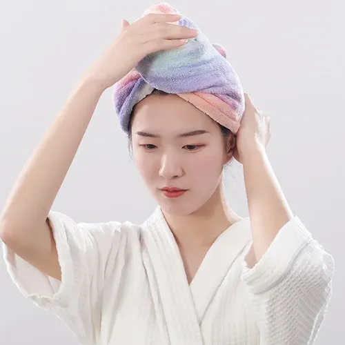 Gorro Para Secar El Cabello, 1 Unidad, De Ducha