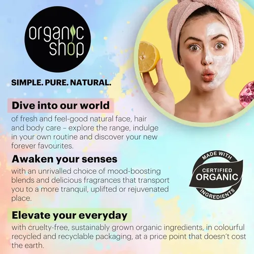 Exfoliante Corporal Natural Organic Shop Naranja 250ml
