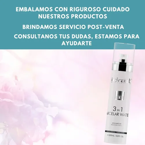 Agua Micelar Desmaquillante Idraet 200 Ml Limpieza Facial