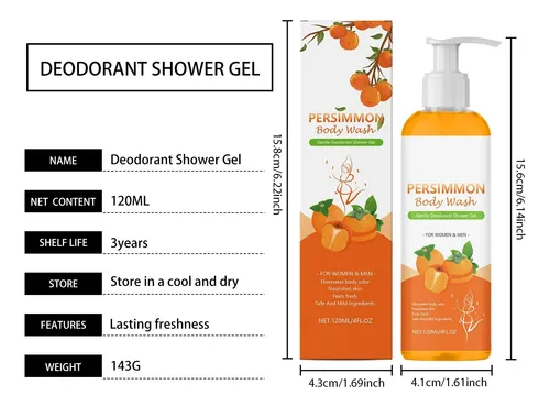Gel De Ducha Limpiador Corporal Desodorizante Hidratante