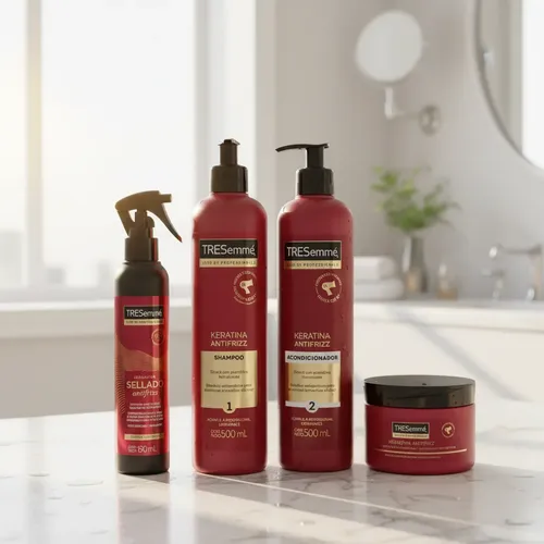 Tresemme Combo Anti Friz Con Sellador 4 Productos Keratina