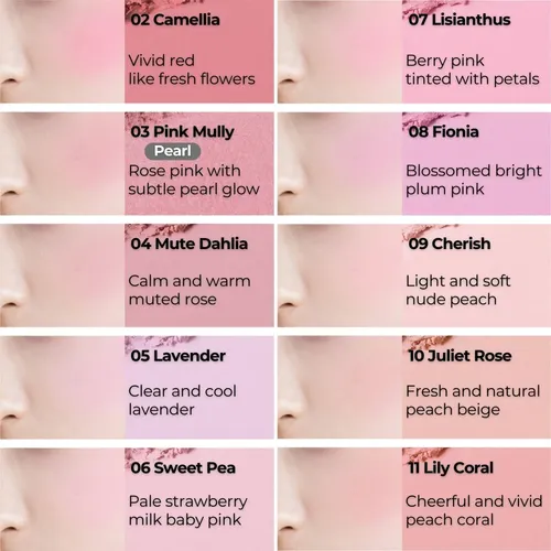 Bbia Rubor Last Blush 15 Colores 06 Sweet Pea (k-beauty)
