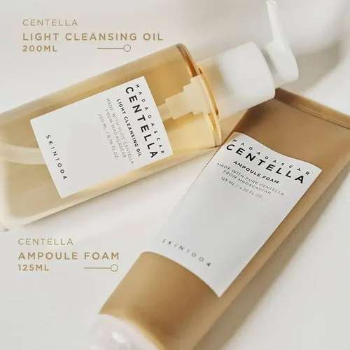 Skin1004 Madagascar Centella Double Cleansing Duo Set 2 Pzs Momento De Aplicación Día/noche Tipo De Piel Todo Tipo De Piel