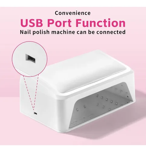 Lámpara De Uñas Uv/led Missshine 72w Con 66 Perlas Y